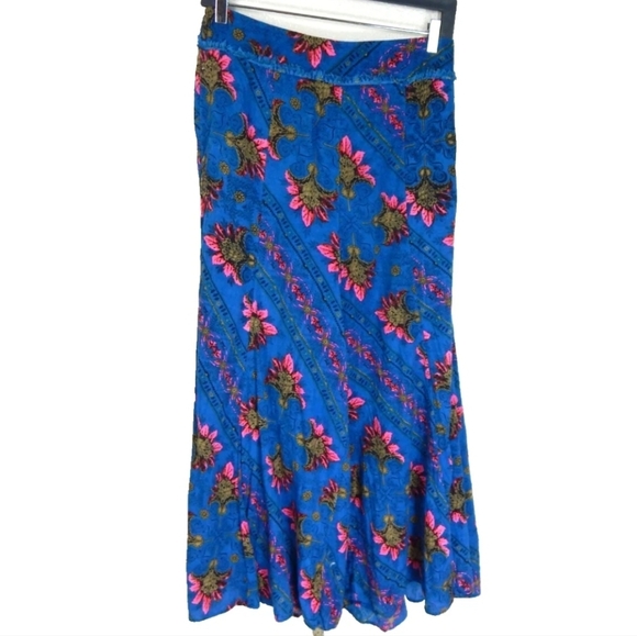 Intimately Free People Blue Wide Leg Flare Pants - Picture 1 of 3